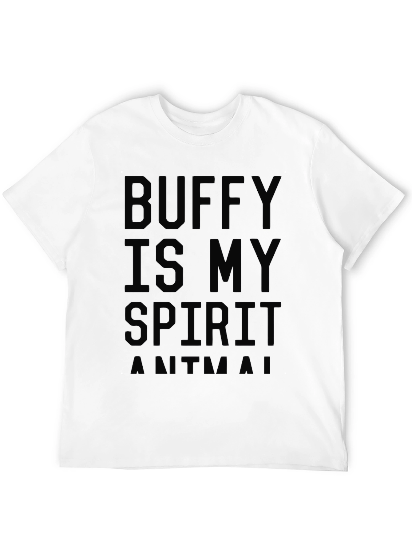 Buffy Spirit Animal Black T-Shirt