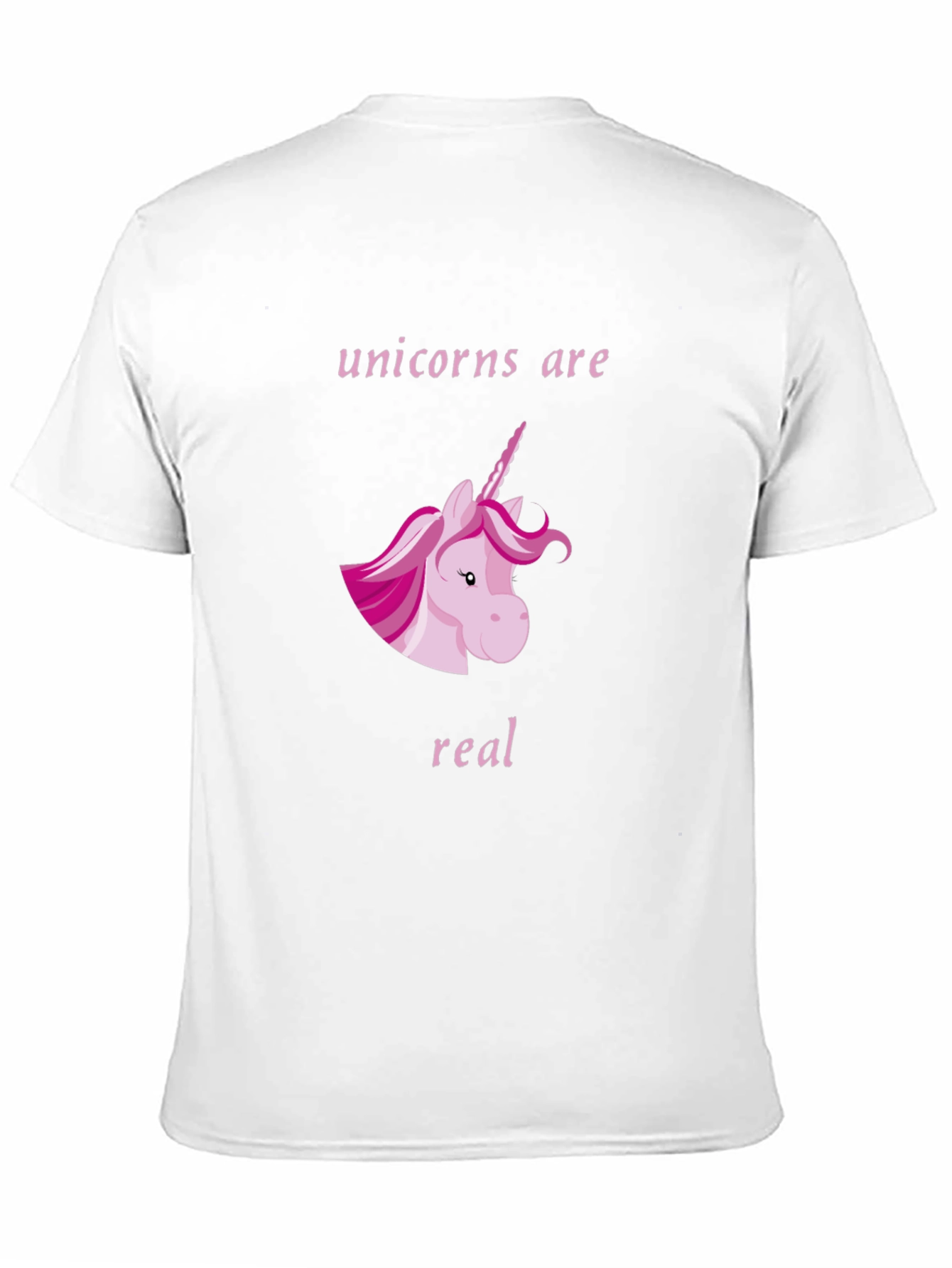 Unicorns Are Real Black Graphic T-Shirt