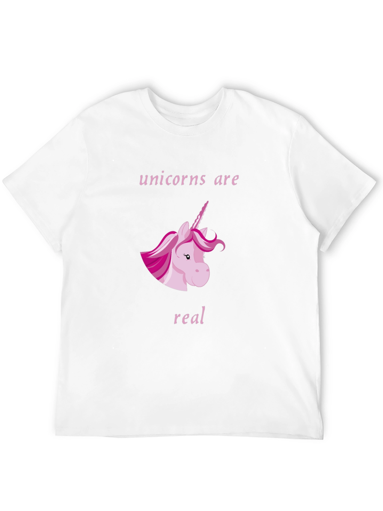 Unicorns Are Real Black Graphic T-Shirt