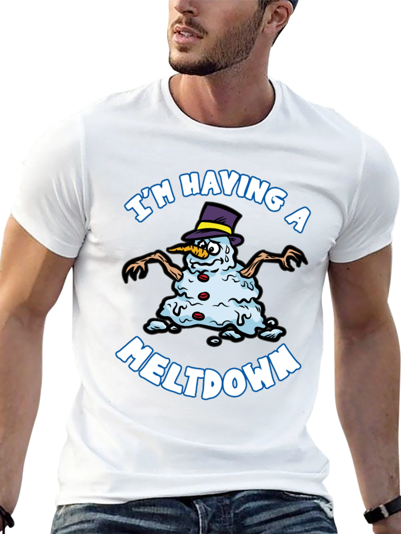 Meltdown Snowman Graphic Tee