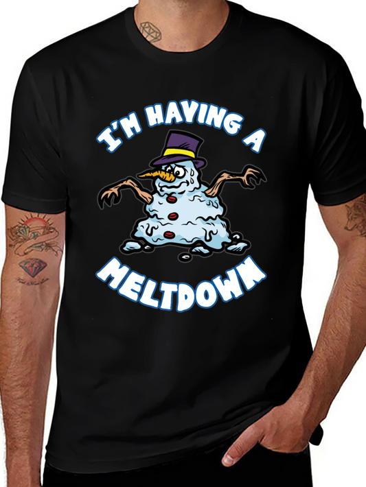 Meltdown Snowman Graphic Tee