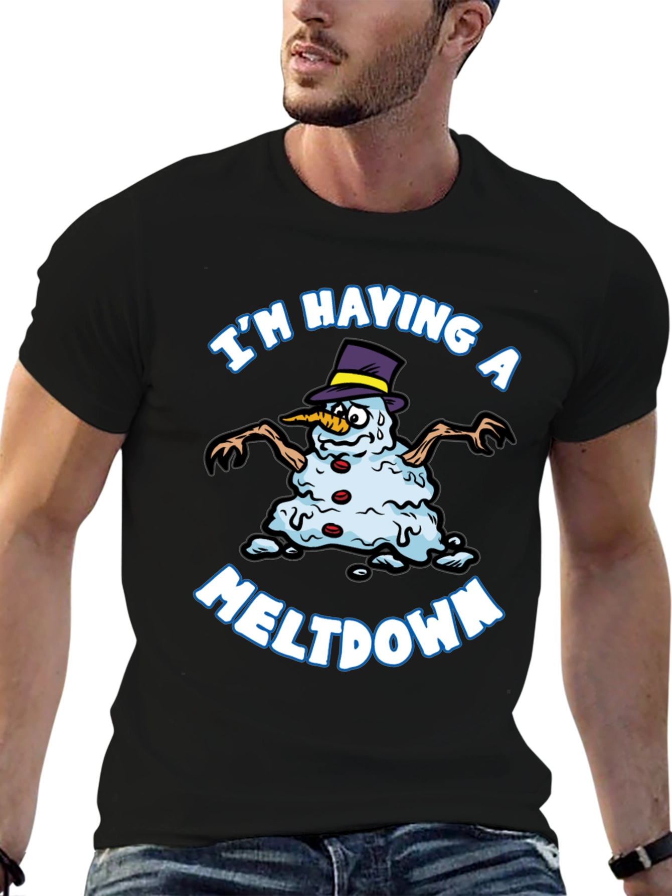Meltdown Snowman Graphic Tee