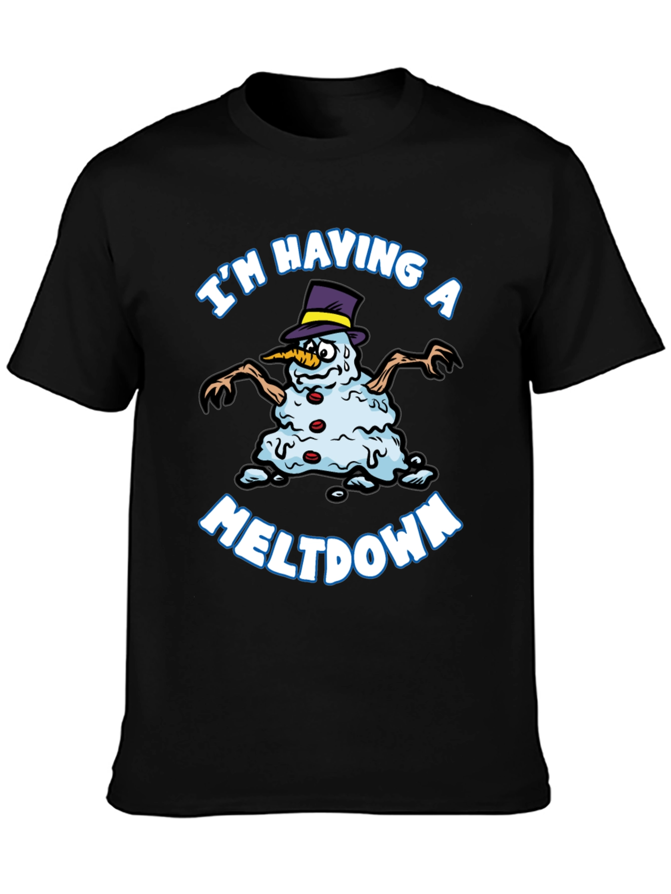 Meltdown Snowman Graphic Tee
