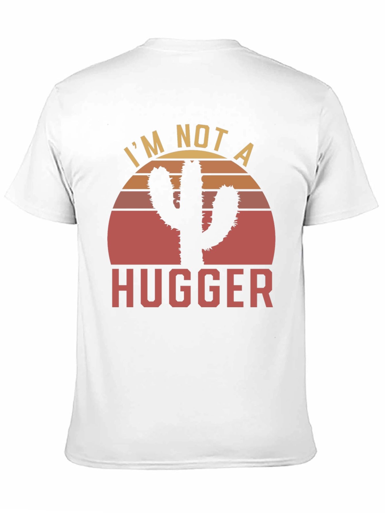 Im Not a Hugger Cactus Graphic T-Shirt
