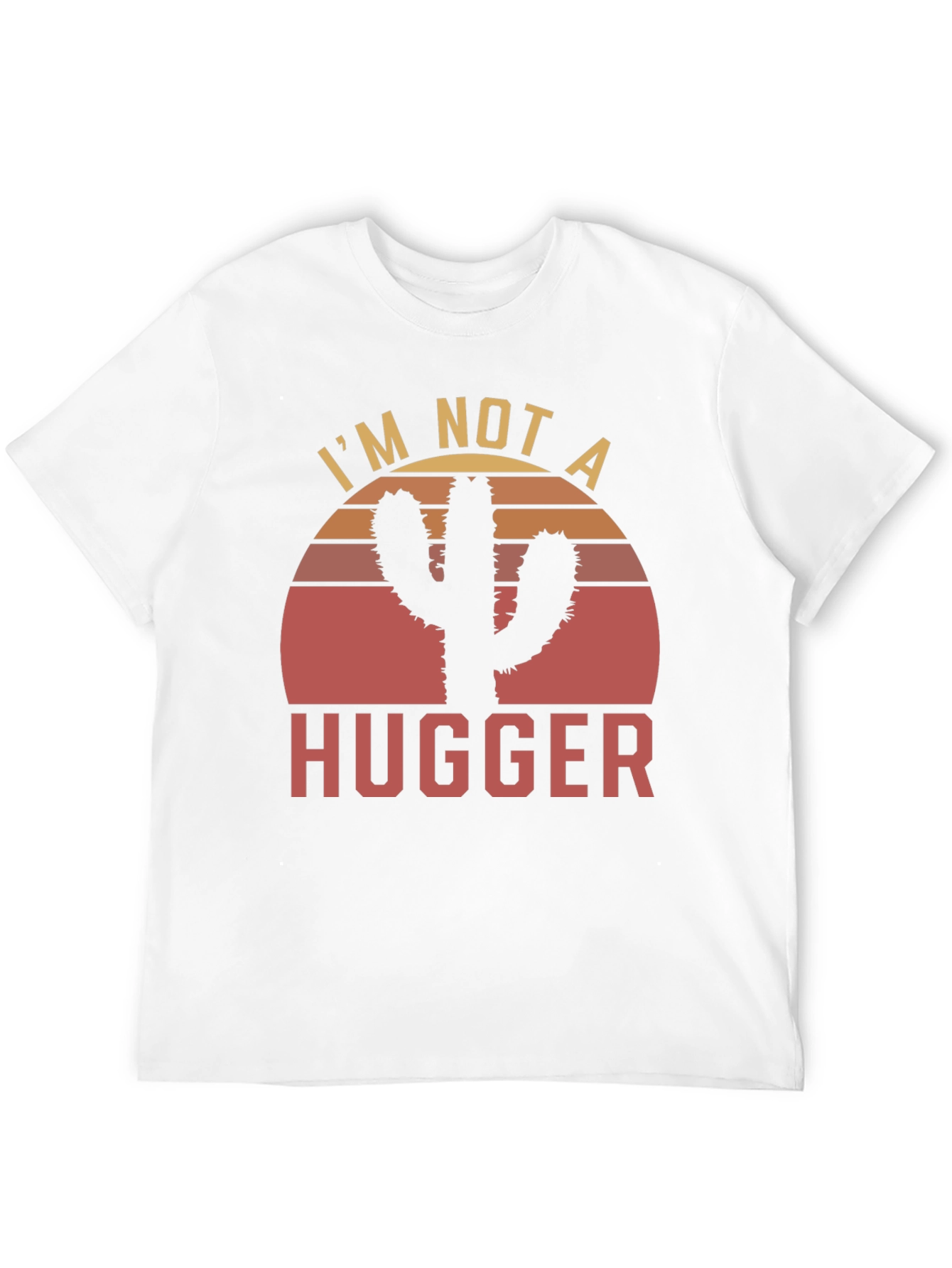 Im Not a Hugger Cactus Graphic T-Shirt