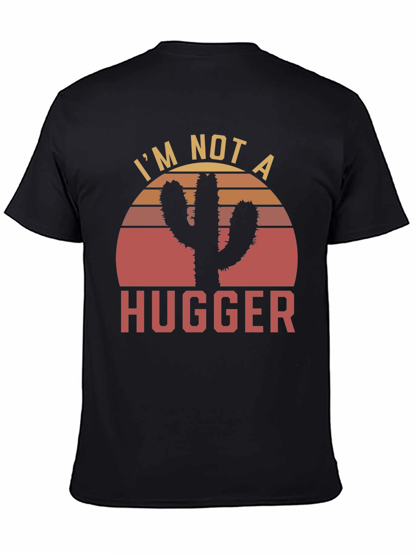 Im Not a Hugger Cactus Graphic T-Shirt