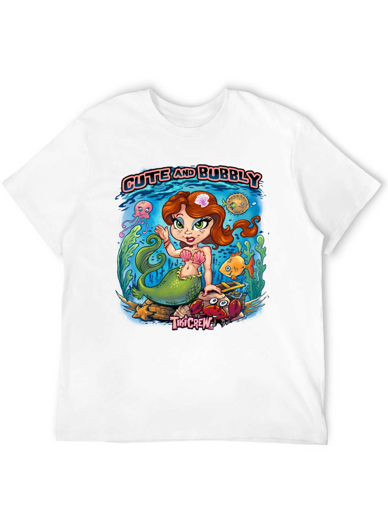 Cute and Bubbly Mermaid Graphic Tee
