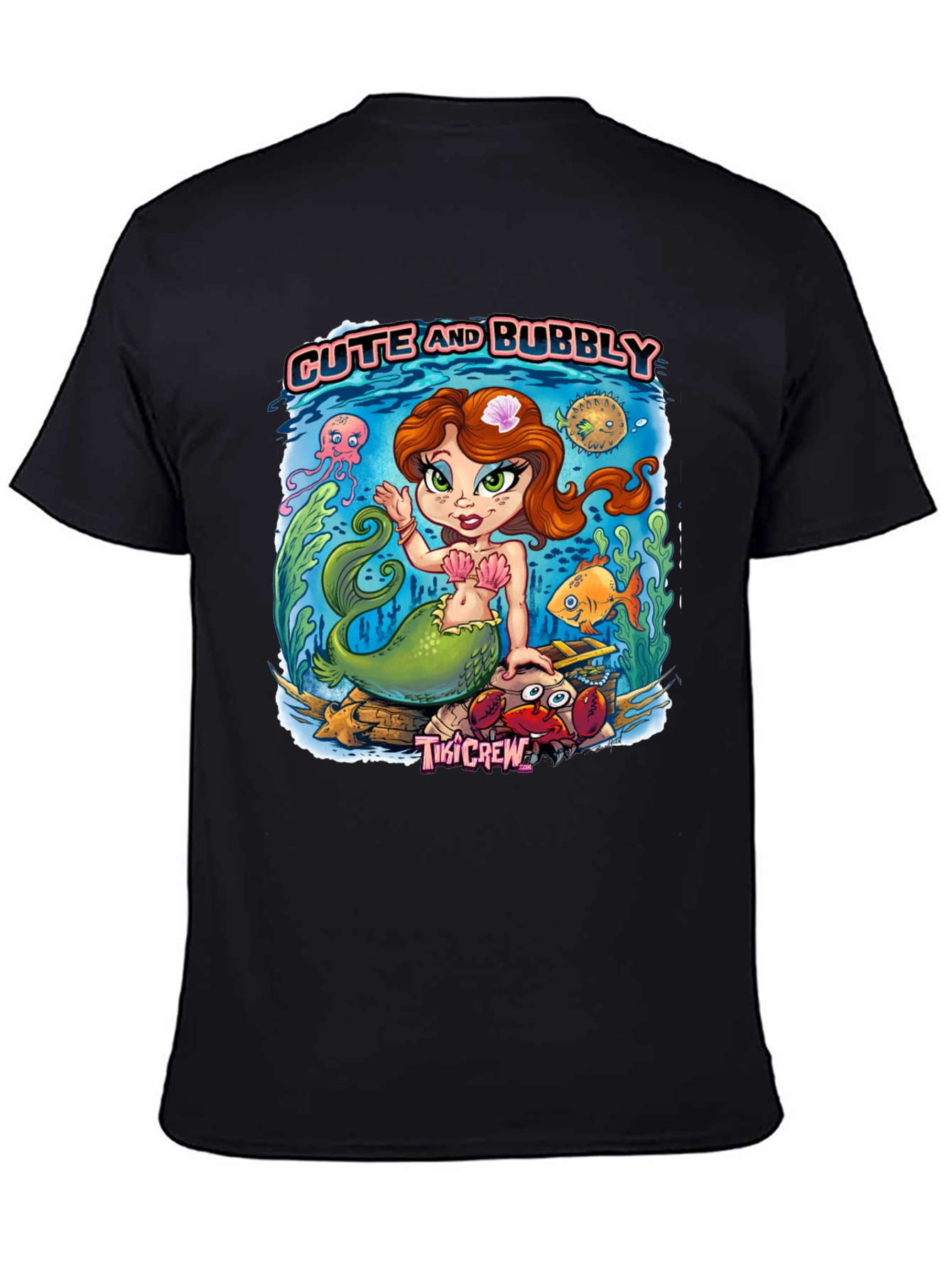 Cute and Bubbly Mermaid Graphic Tee