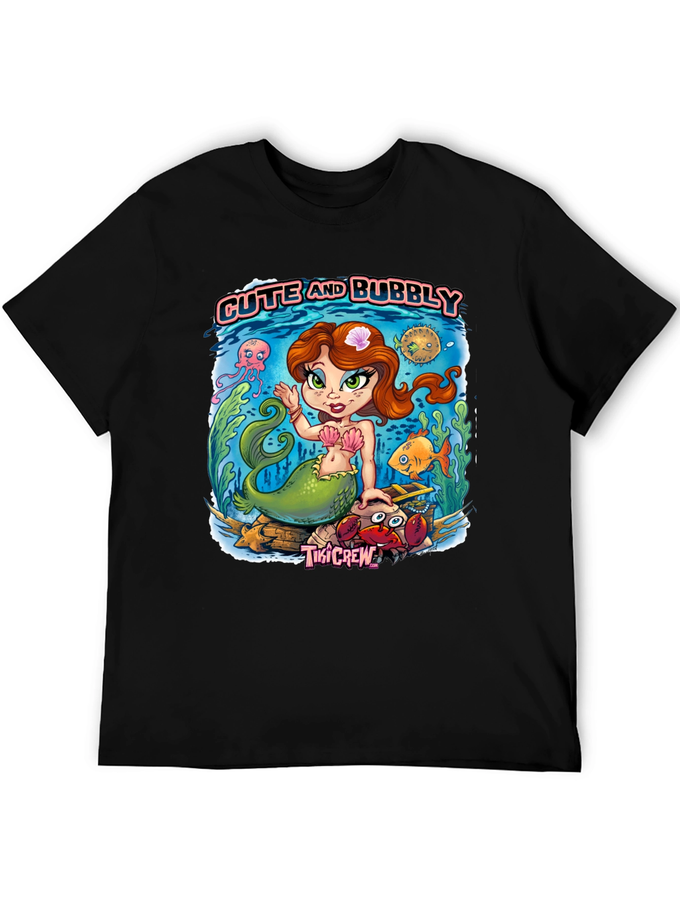 Cute and Bubbly Mermaid Graphic Tee