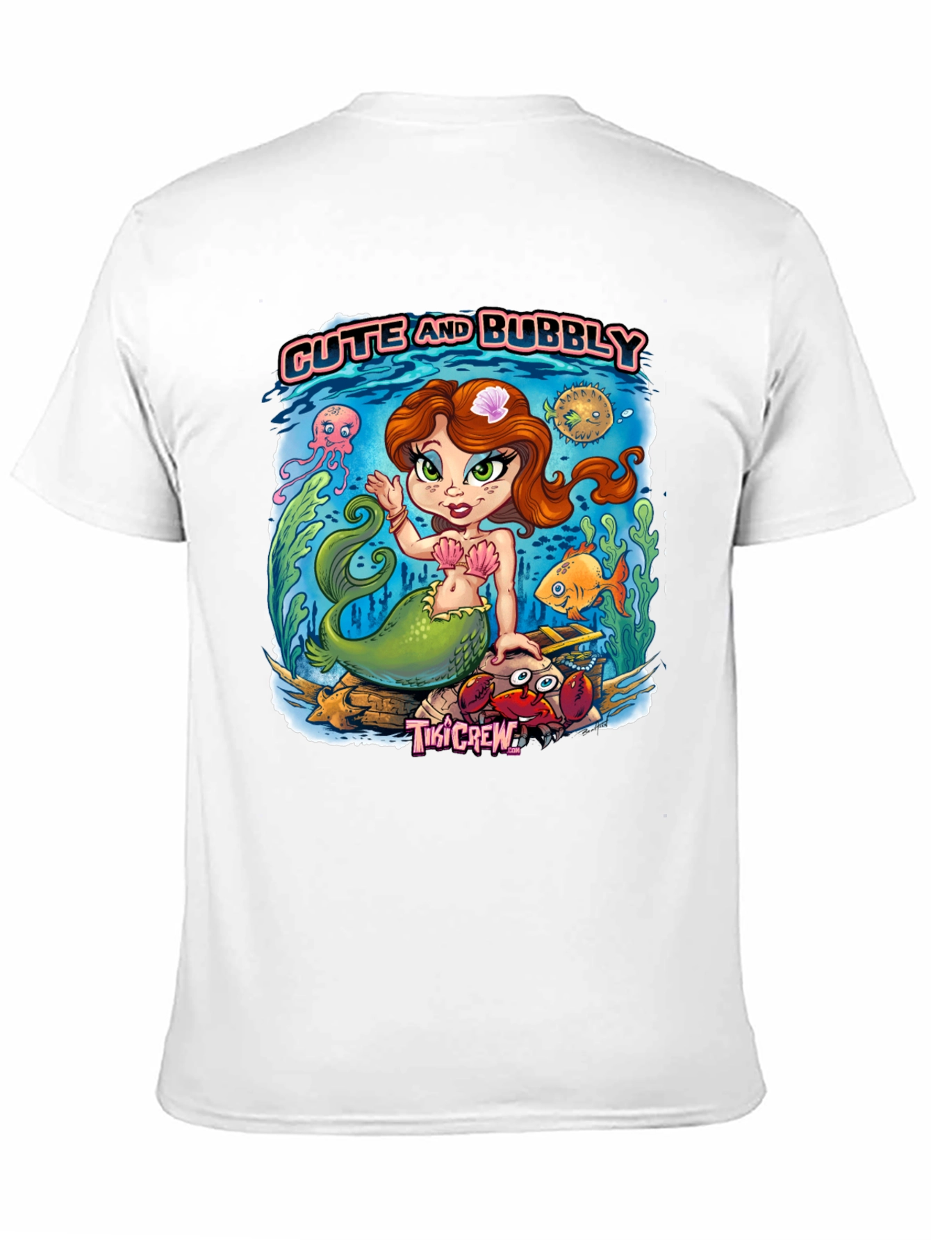 Cute and Bubbly Mermaid Graphic Tee