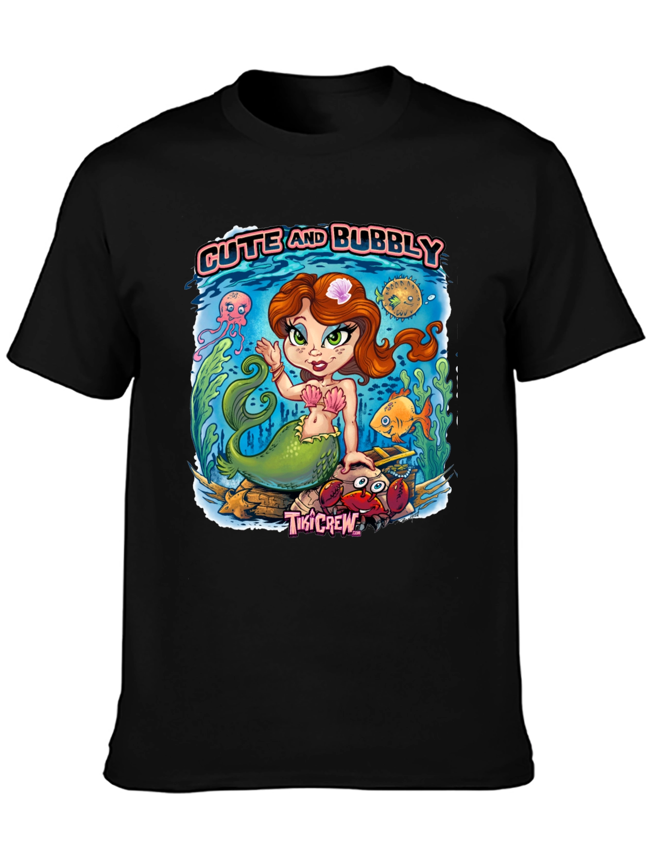 Cute and Bubbly Mermaid Graphic Tee