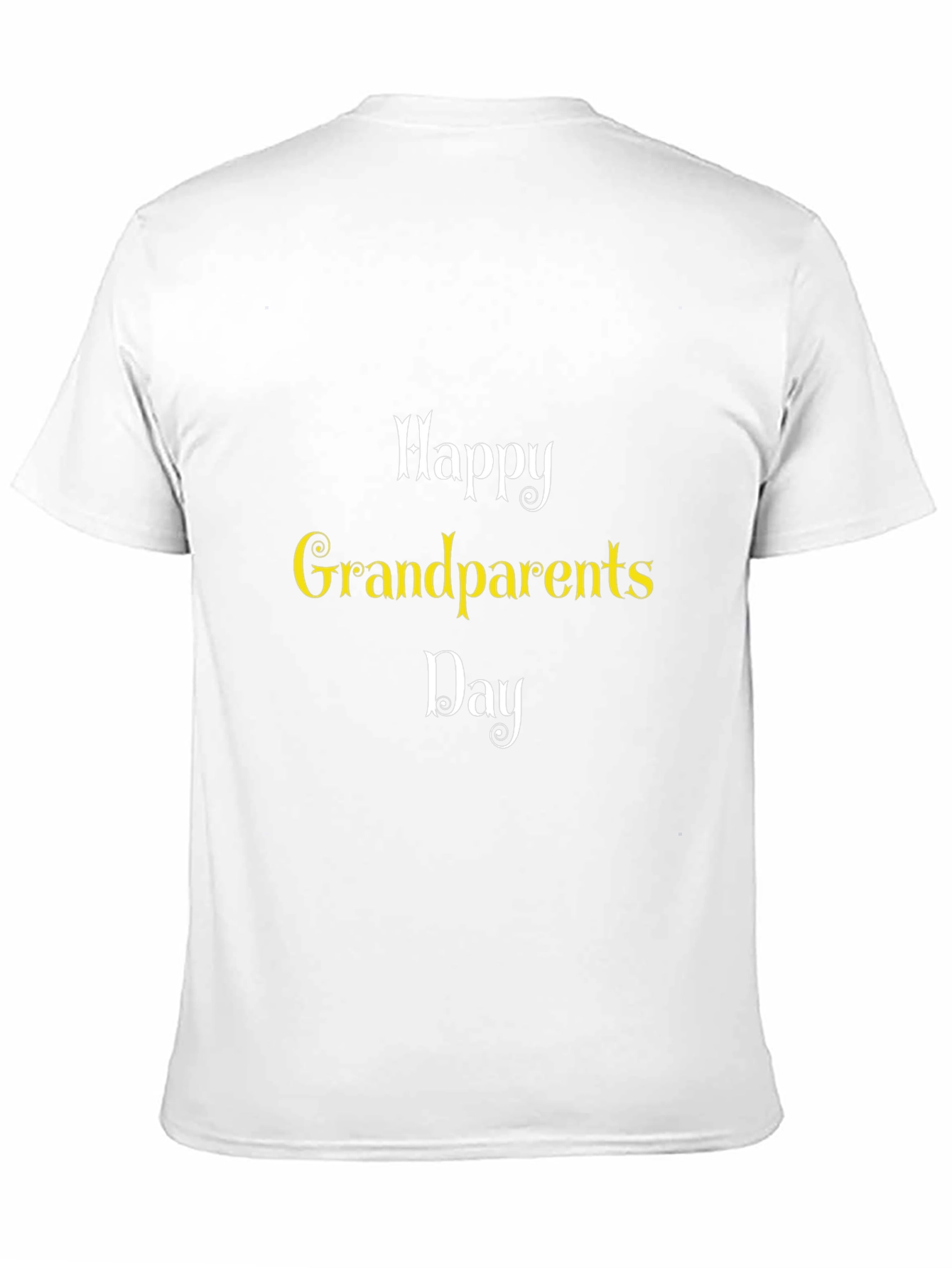 Happy Grandparents Day Black T-Shirt