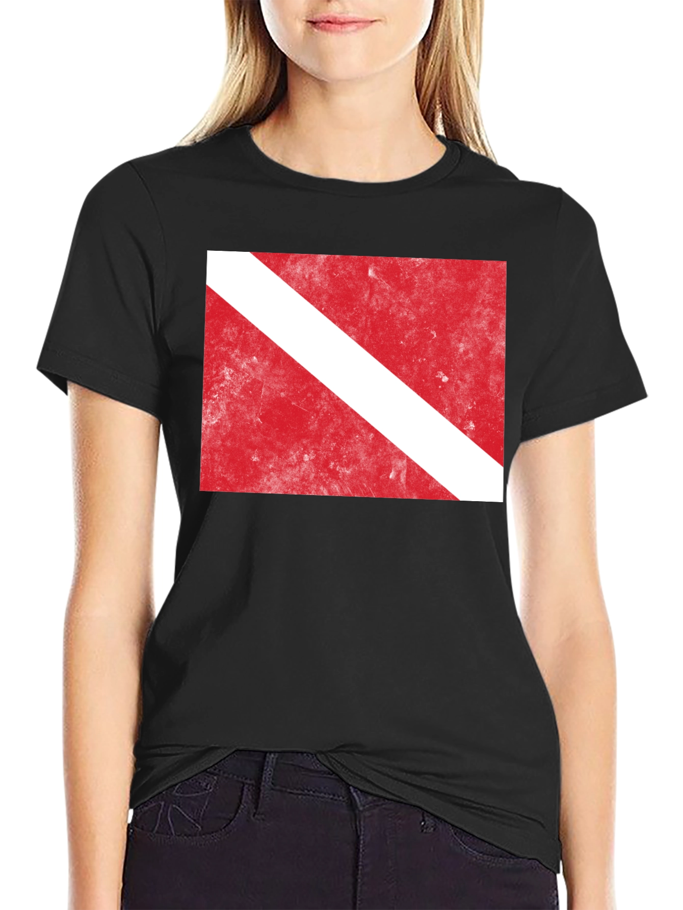Diver Down Flag Graphic Tee - Scuba Diving Shirt