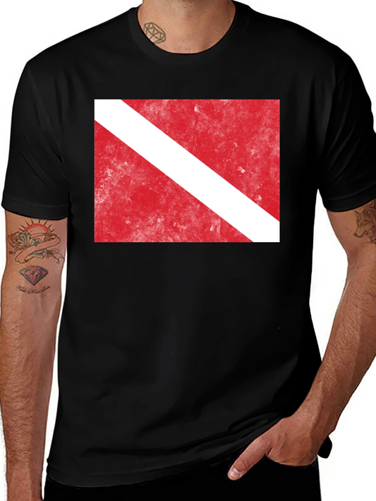 Diver Down Flag Graphic Tee - Scuba Diving Shirt