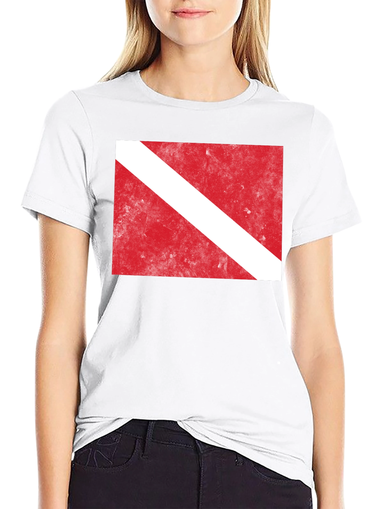 Diver Down Flag Graphic Tee - Scuba Diving Shirt