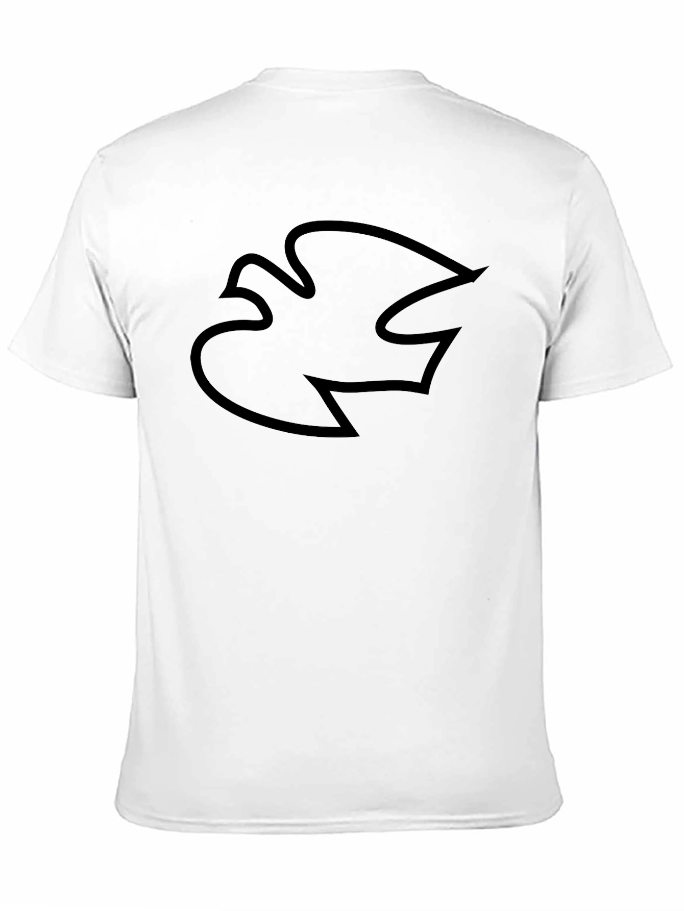 Stylish Black Dove Graphic T-Shirt