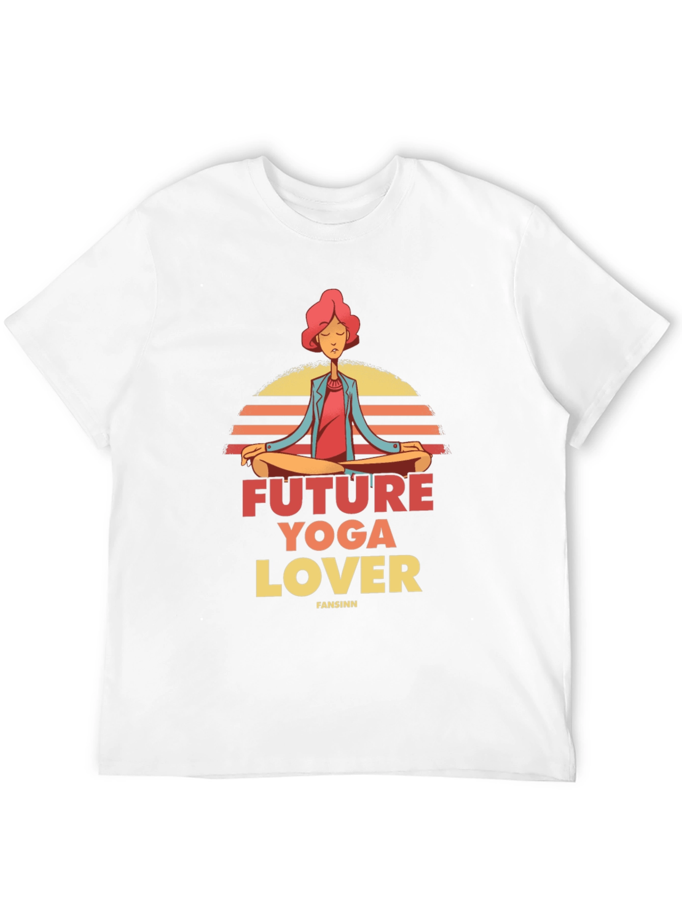 Future Yoga Lover Graphic Tee - Black