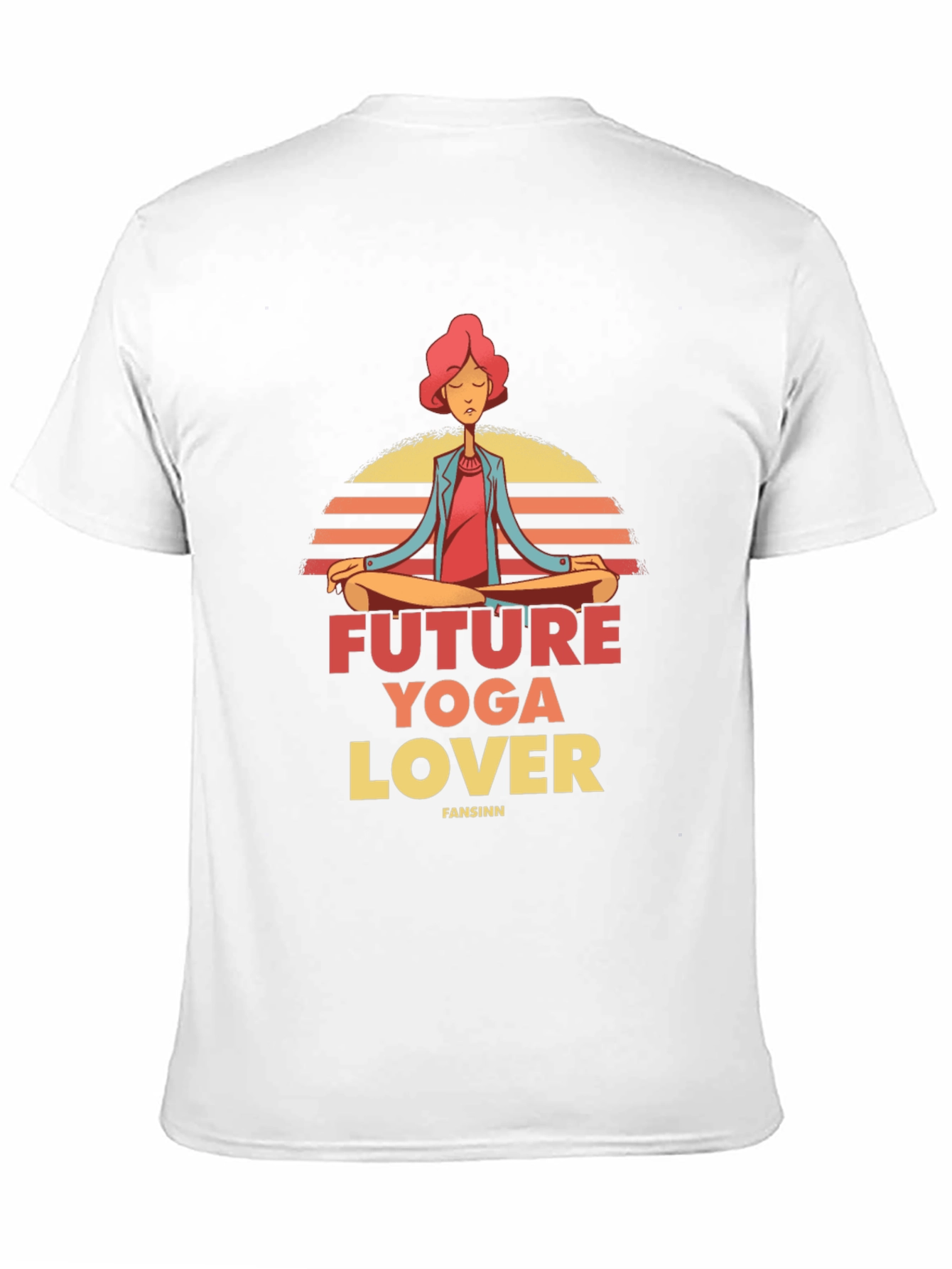 Future Yoga Lover Graphic Tee - Black