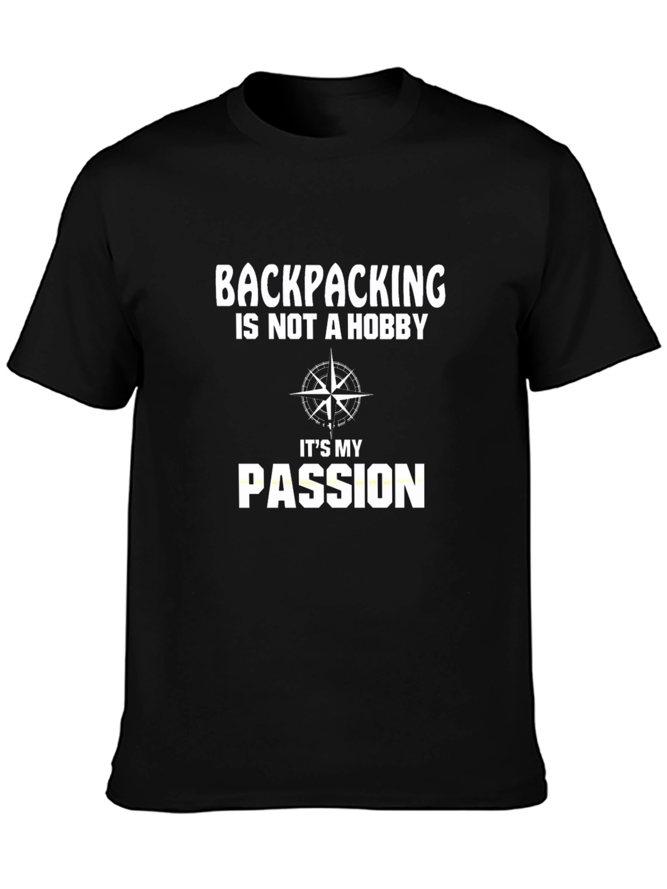 Backpacking Passion T-Shirt - Black