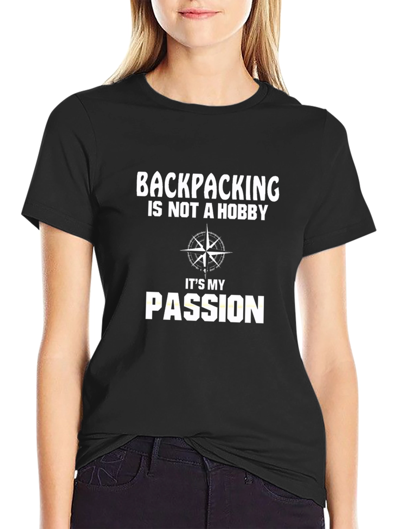 Backpacking Passion T-Shirt - Black