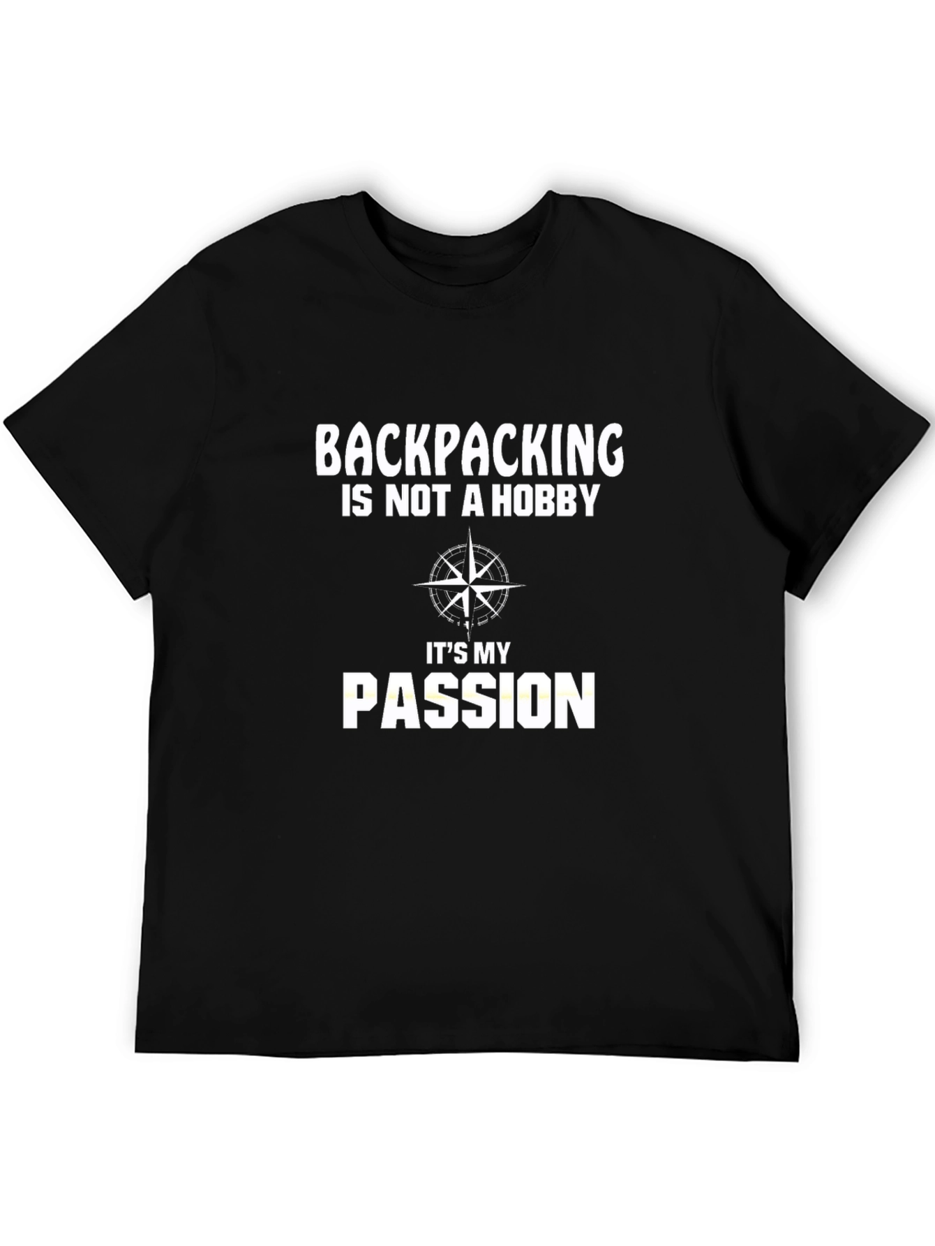 Backpacking Passion T-Shirt - Black
