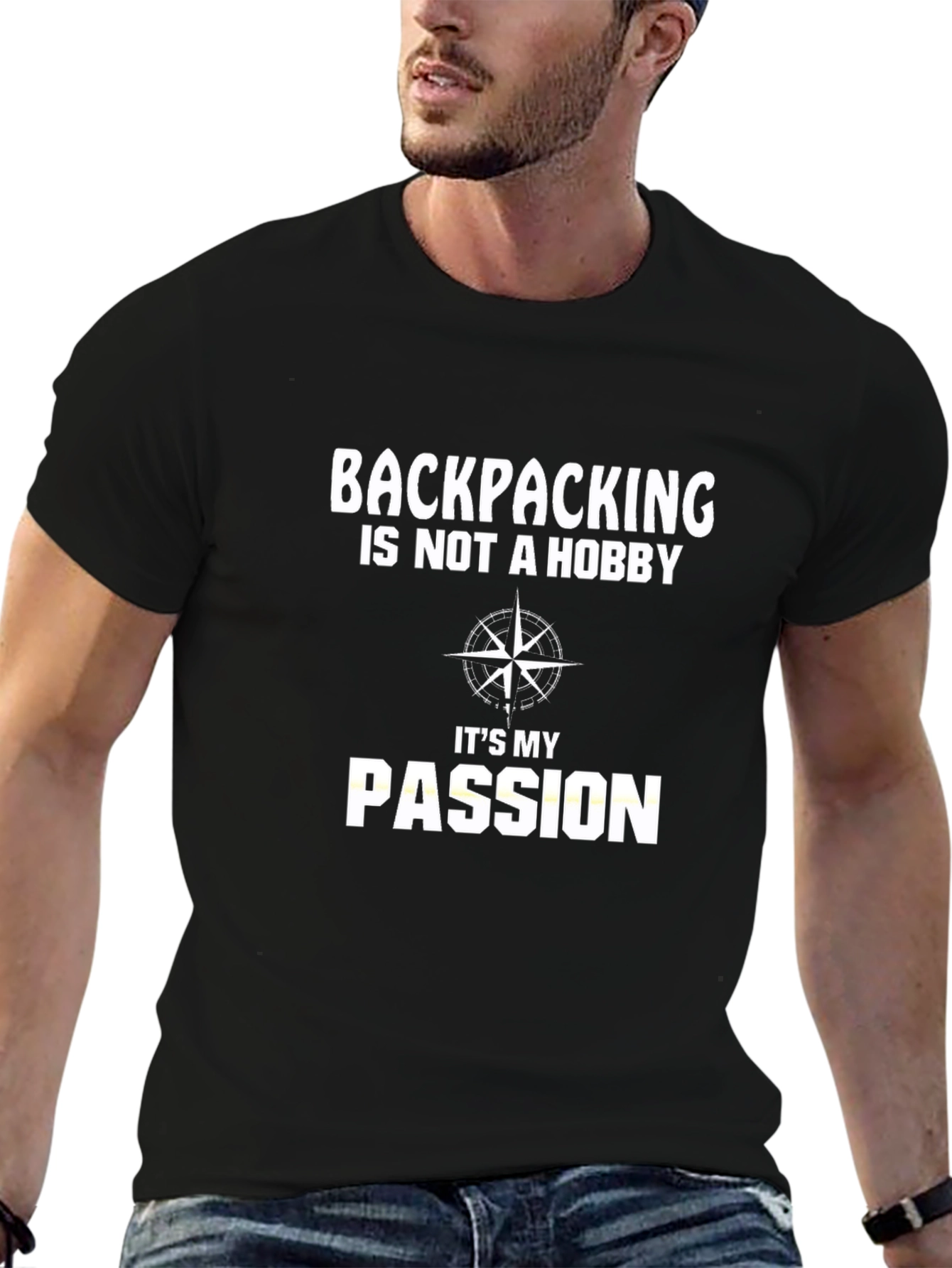 Backpacking Passion T-Shirt - Black