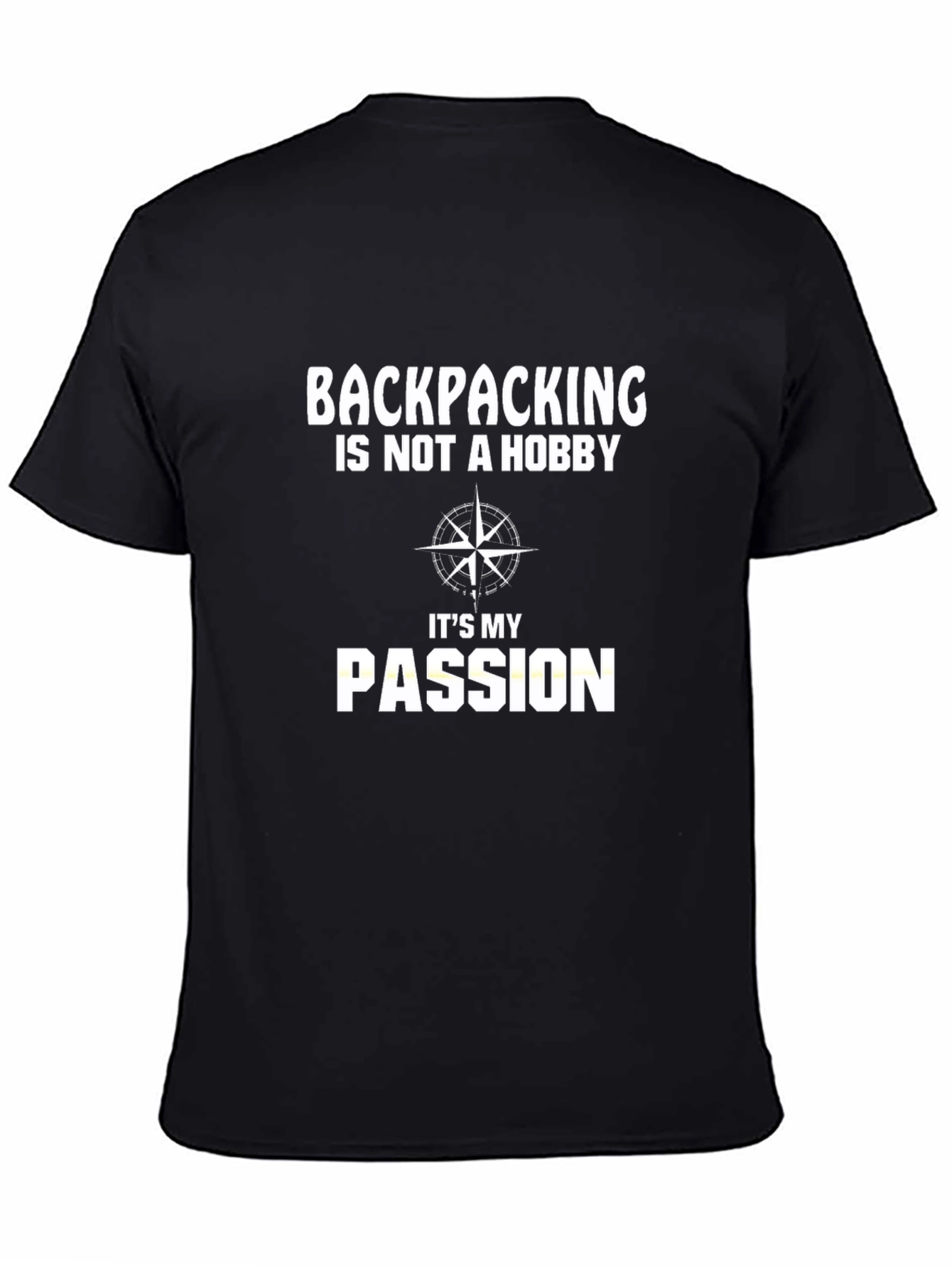 Backpacking Passion T-Shirt - Black