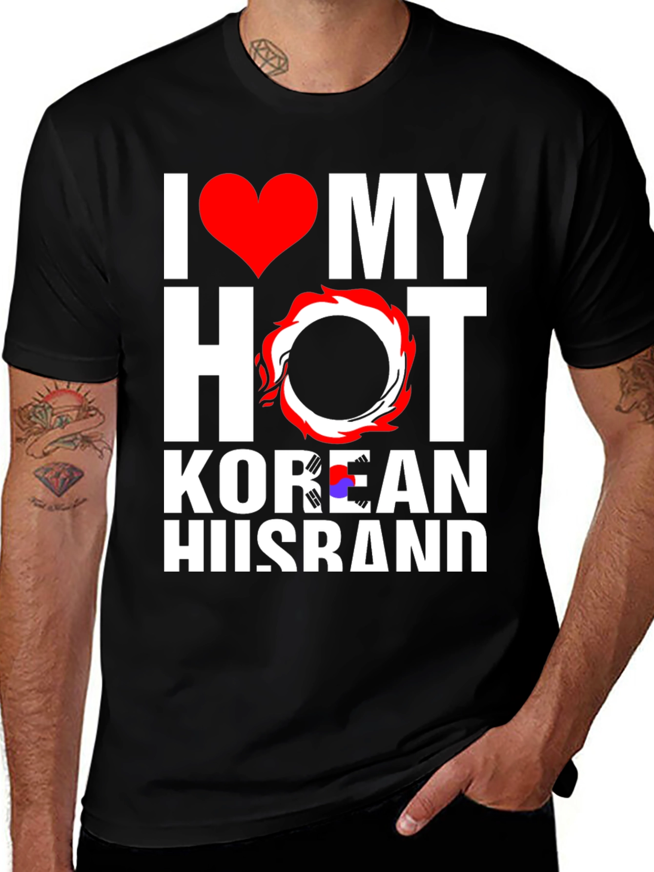 I Heart My Hot Korean Husband T-Shirt