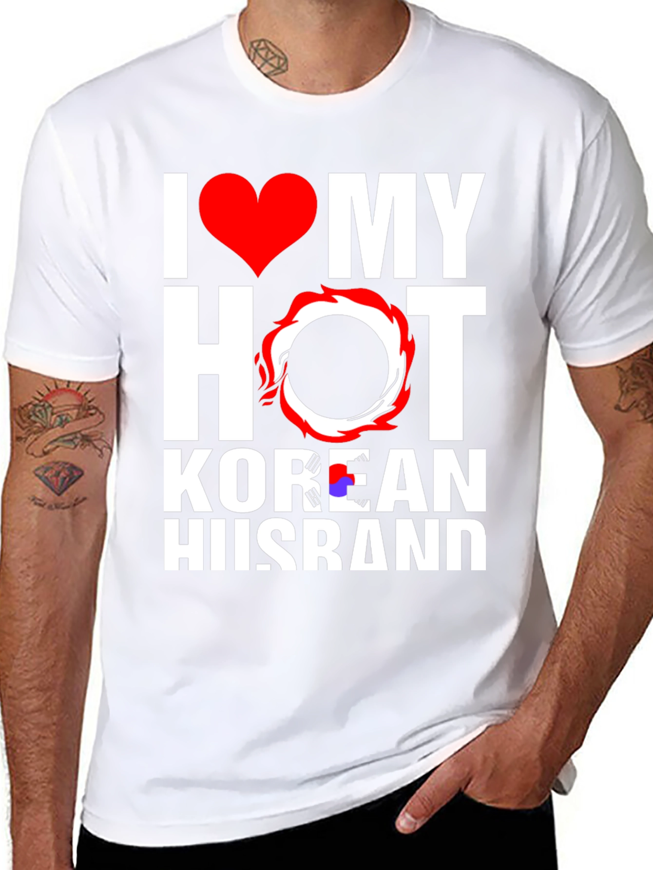 I Heart My Hot Korean Husband T-Shirt