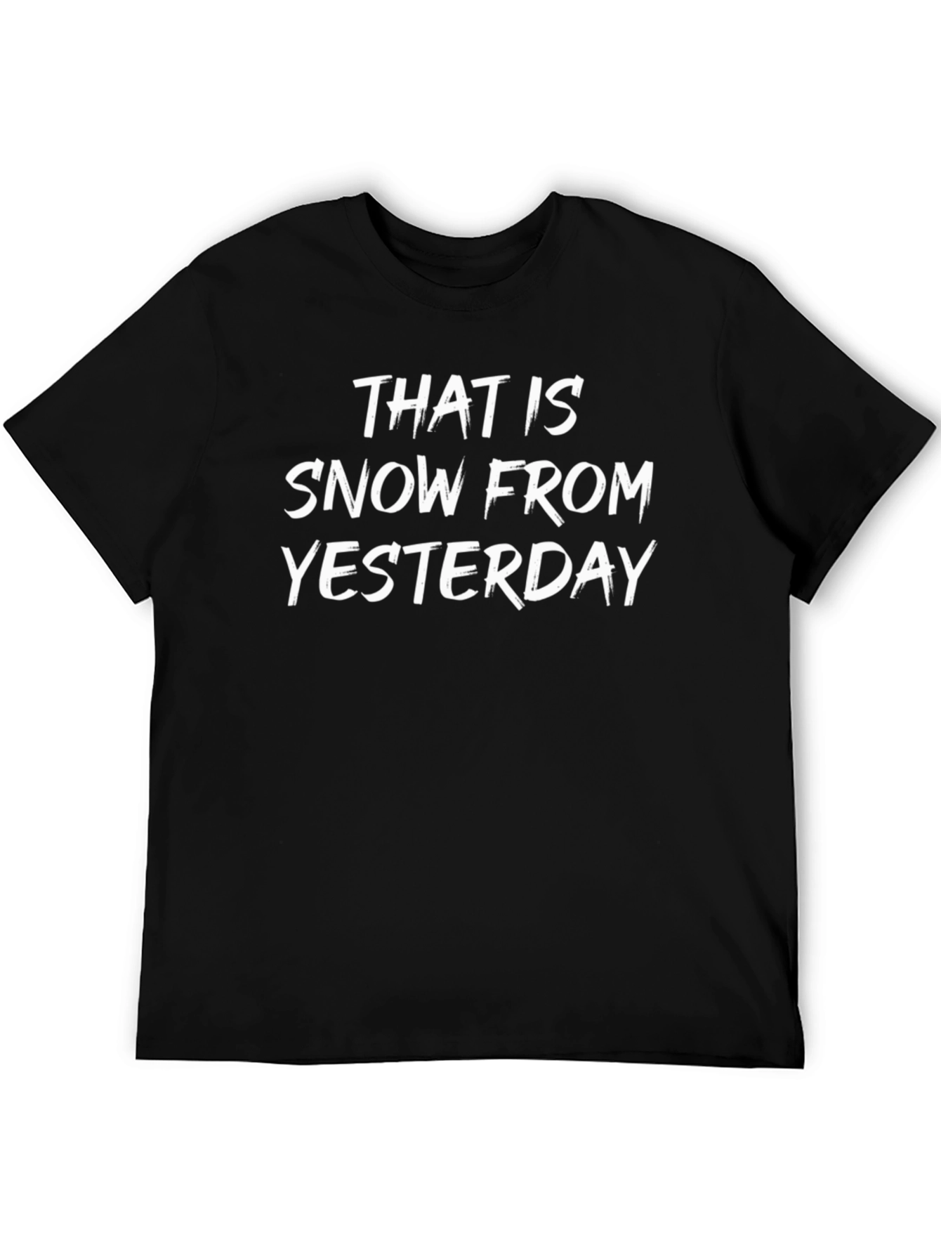 That is Snow From Yesterday Graphic T-Shirt