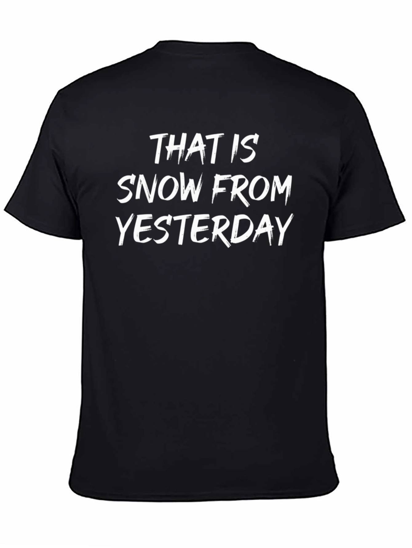 That is Snow From Yesterday Graphic T-Shirt
