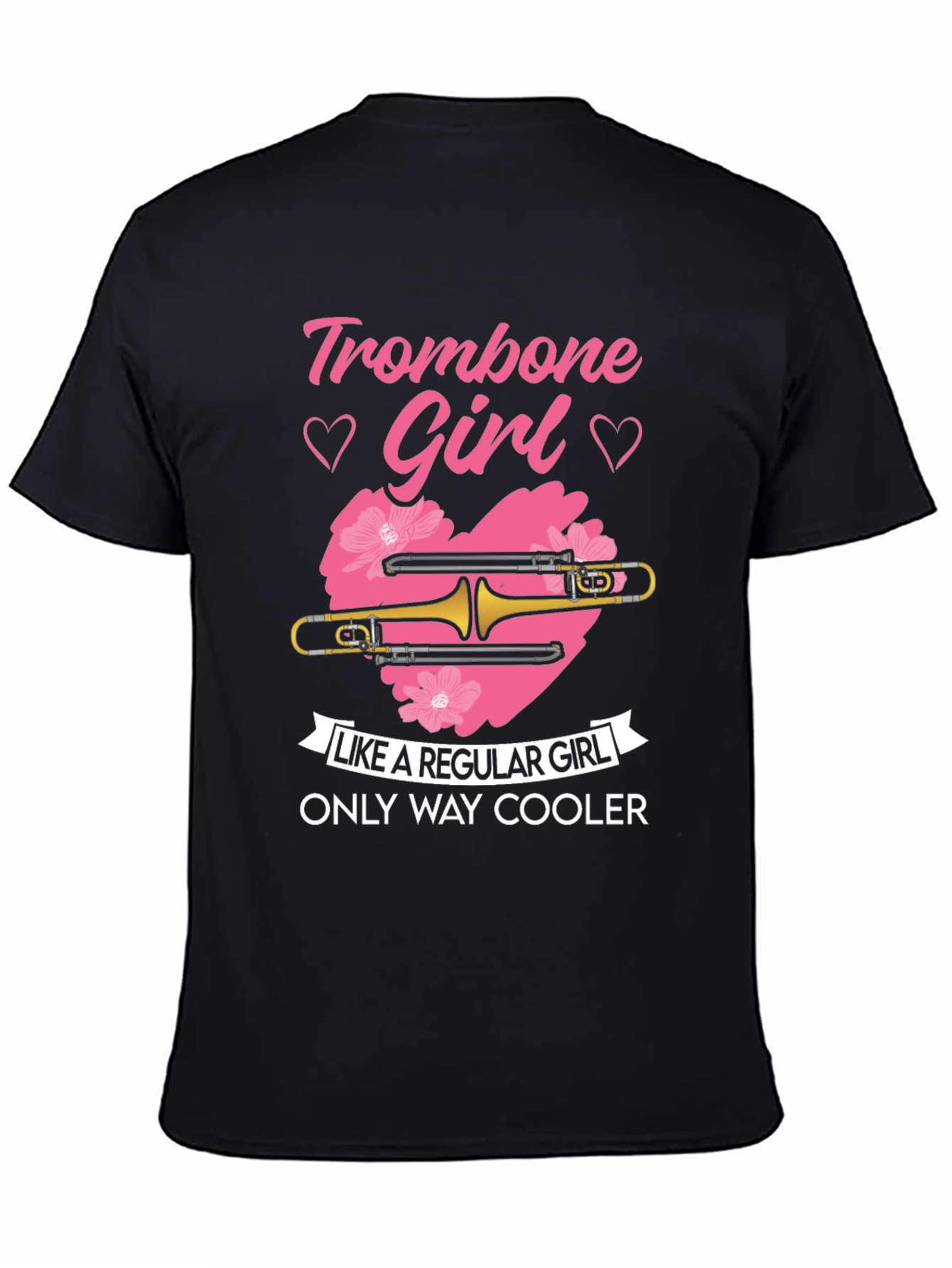 Trombone Girl T-Shirt - Only Way Cooler