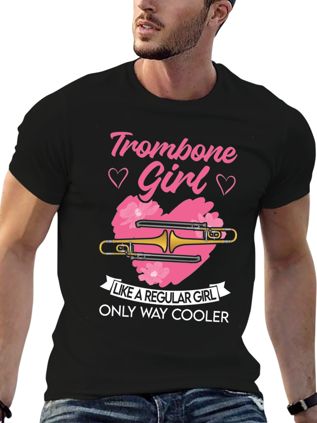Trombone Girl T-Shirt - Only Way Cooler