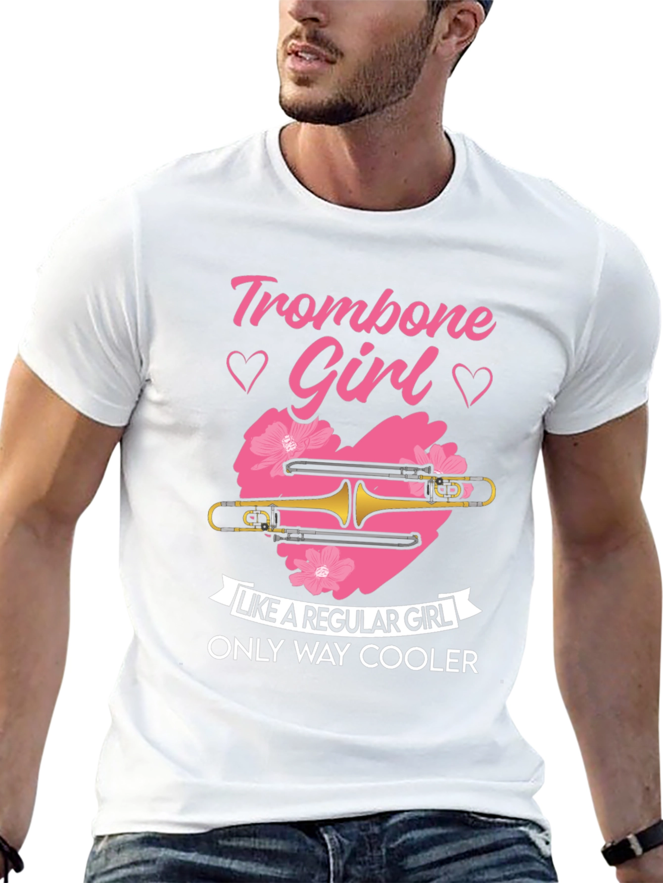 Trombone Girl T-Shirt - Only Way Cooler
