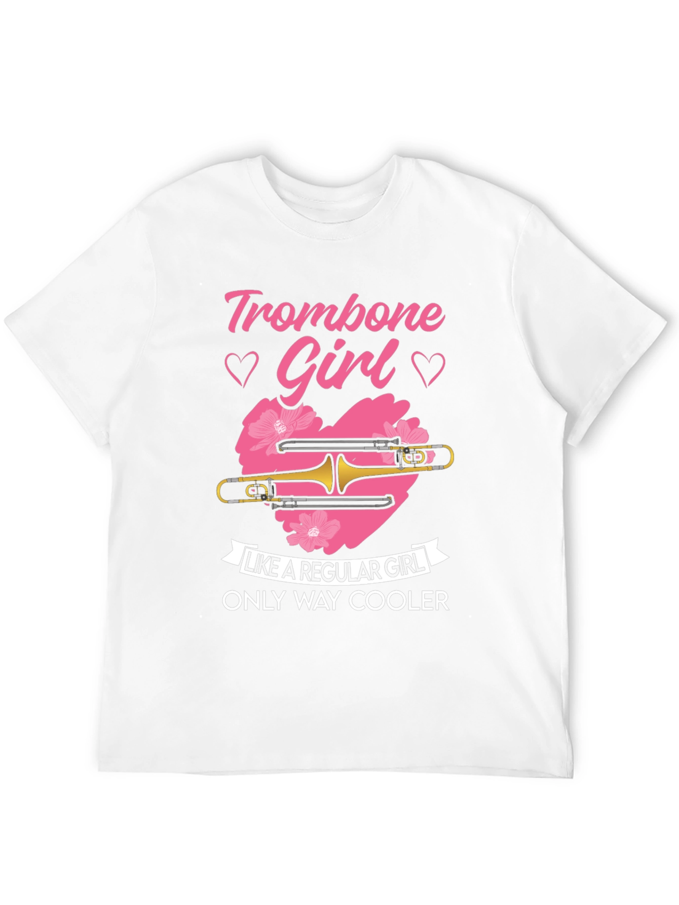 Trombone Girl T-Shirt - Only Way Cooler
