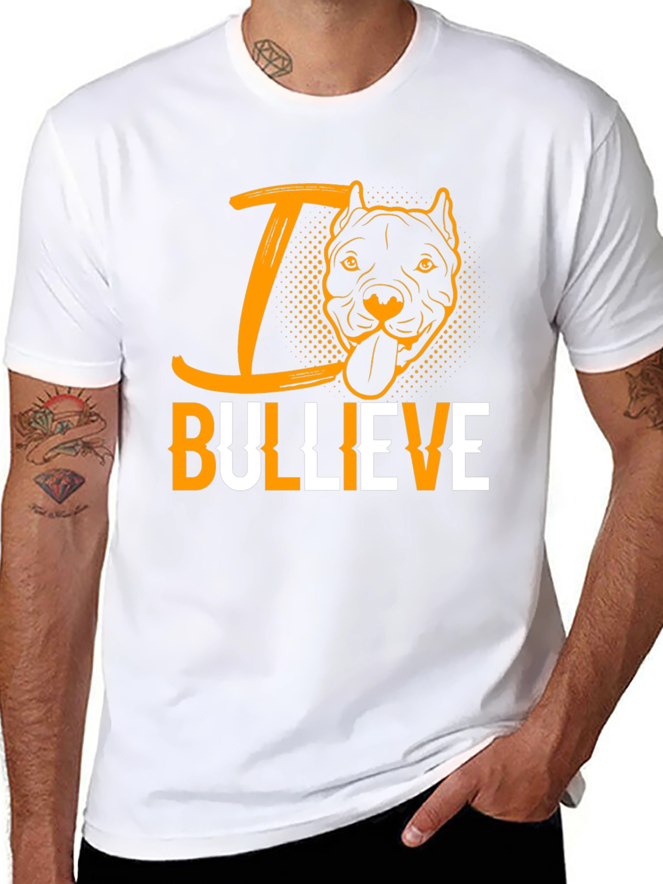 I Bullieve Pitbull T-Shirt - Dog Lover Tee