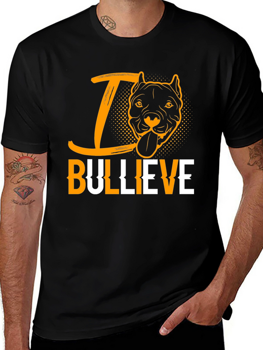 I Bullieve Pitbull T-Shirt - Dog Lover Tee