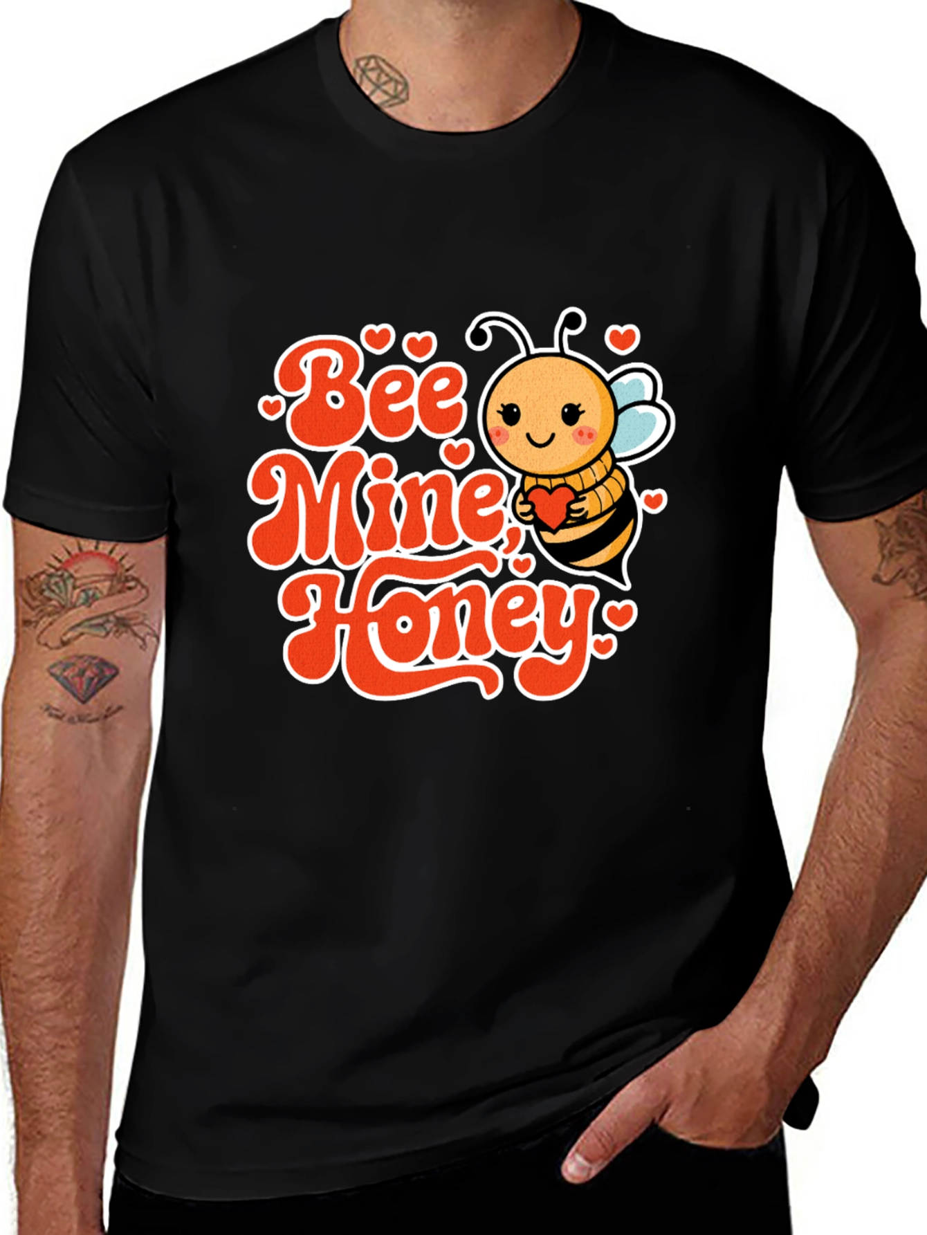 Bee Mine Honey Valentines Day T-Shirt