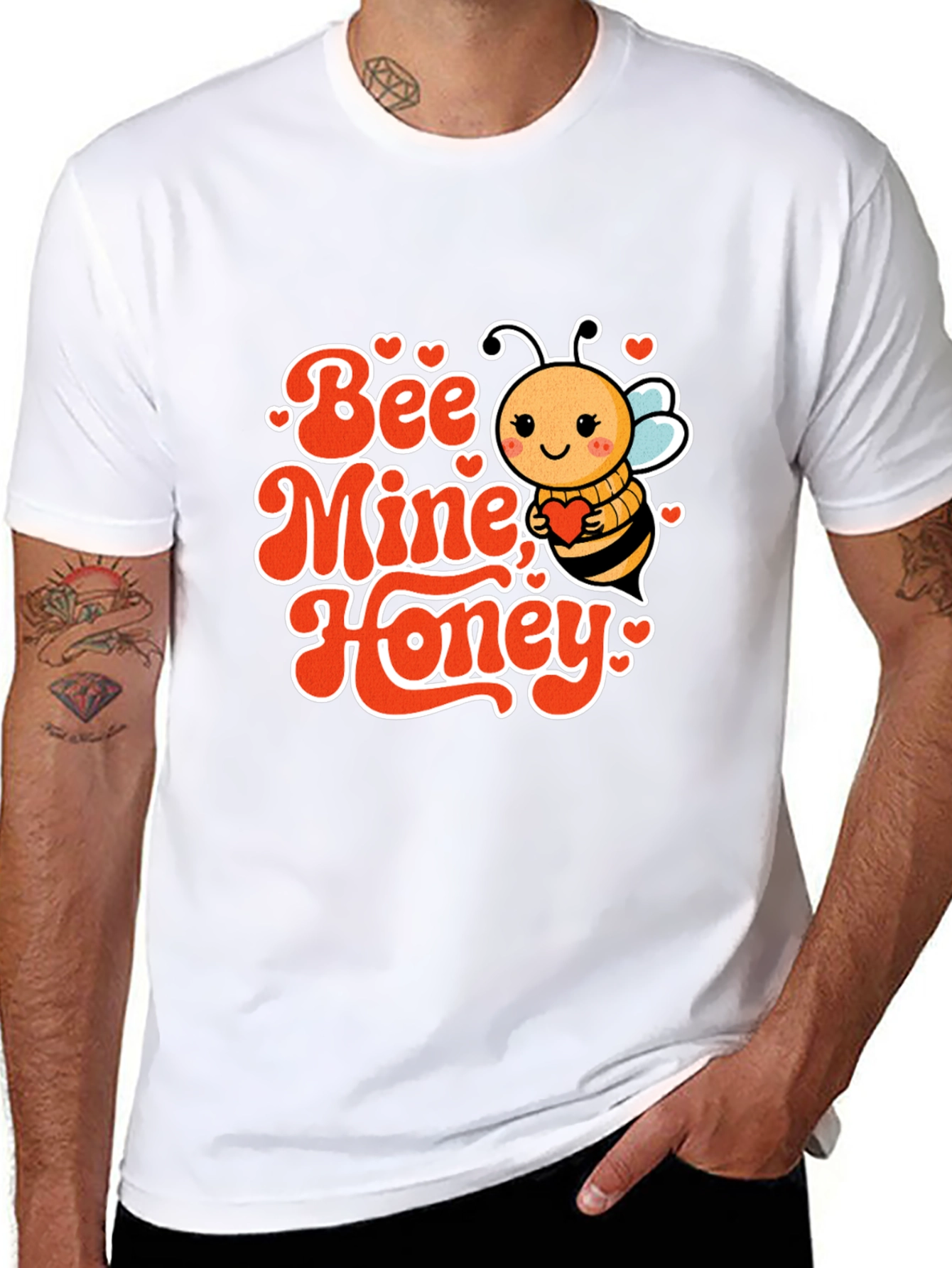 Bee Mine Honey Valentines Day T-Shirt