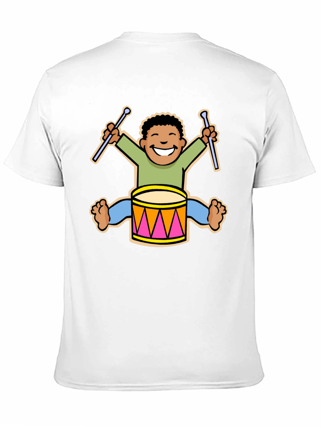 Drummer Boy Graphic Tee - Playful Design