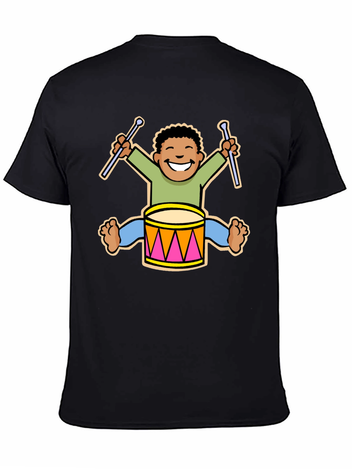 Drummer Boy Graphic Tee - Playful Design