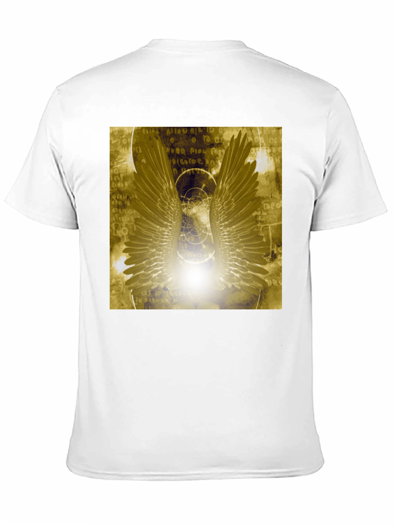 Wings Graphic Tee - Black Cotton Blend