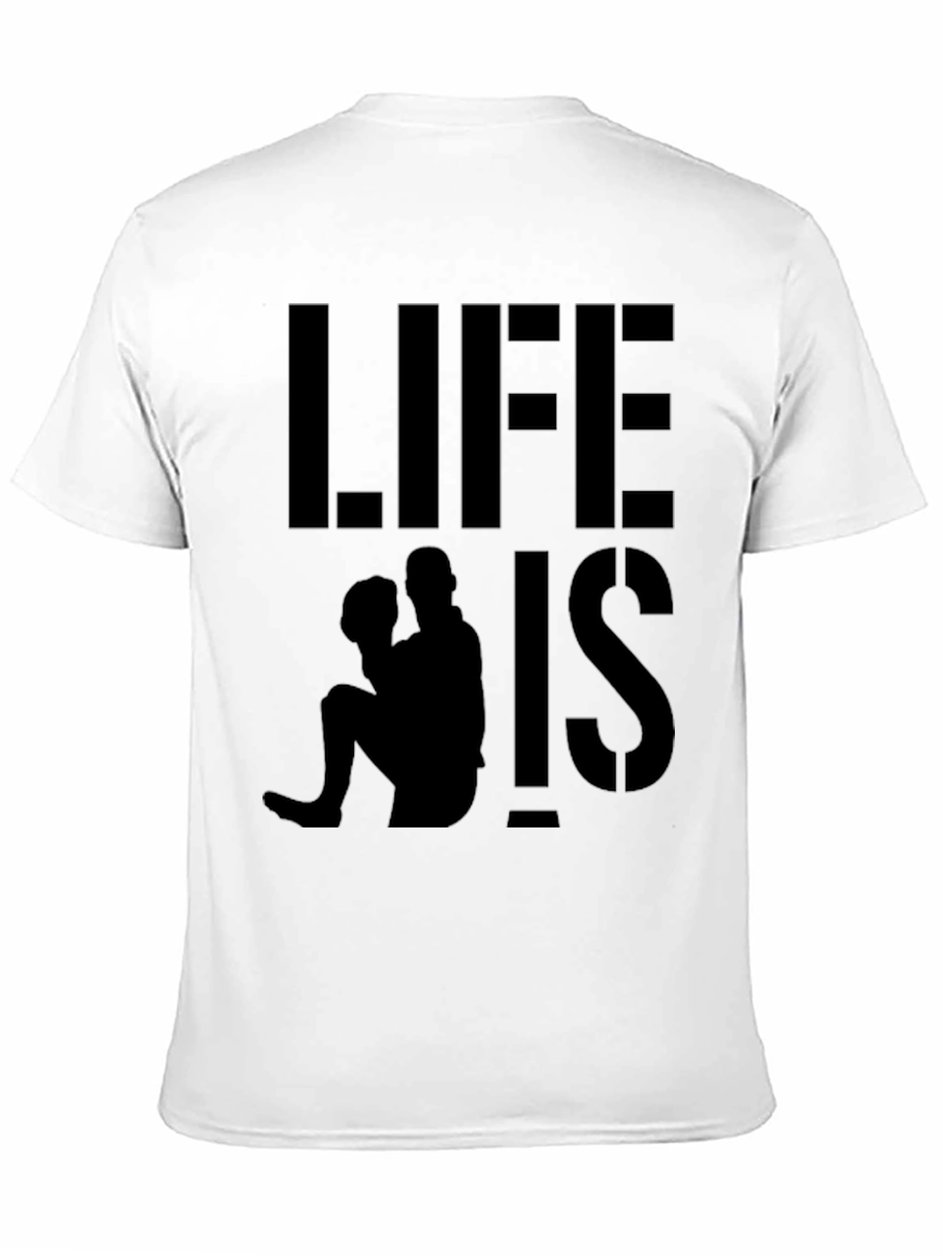 Life is Pitch Baseball Graphic Tee - Black
