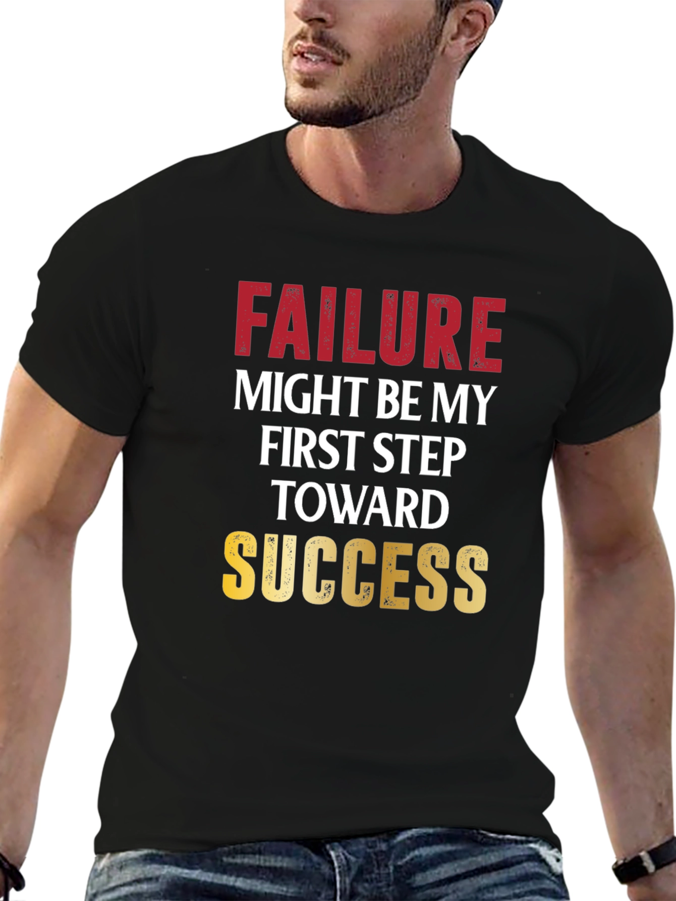 Motivational Graphic Tee - Failure to Success