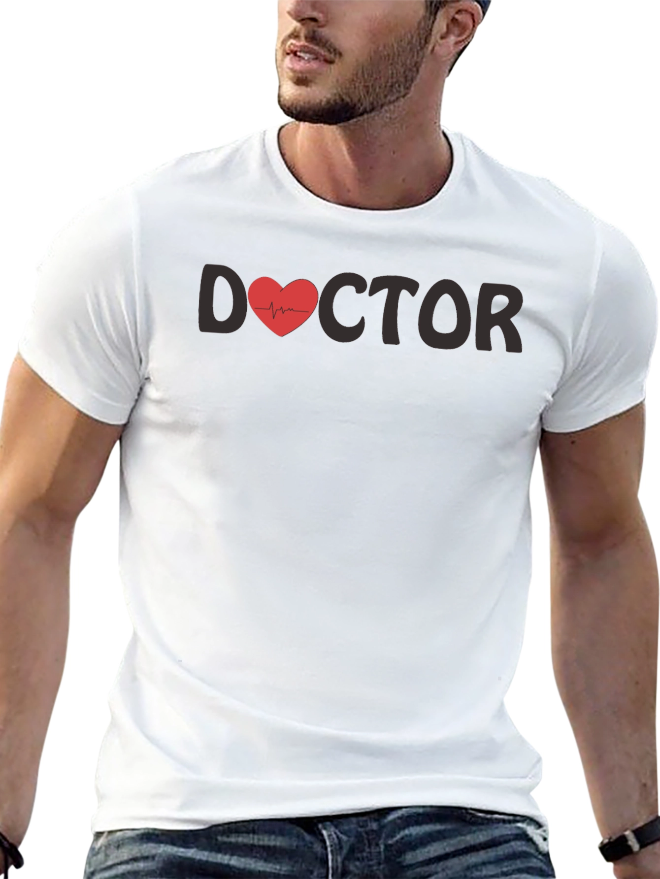 Doctor Heartbeat T-Shirt - Medical Profession Tee