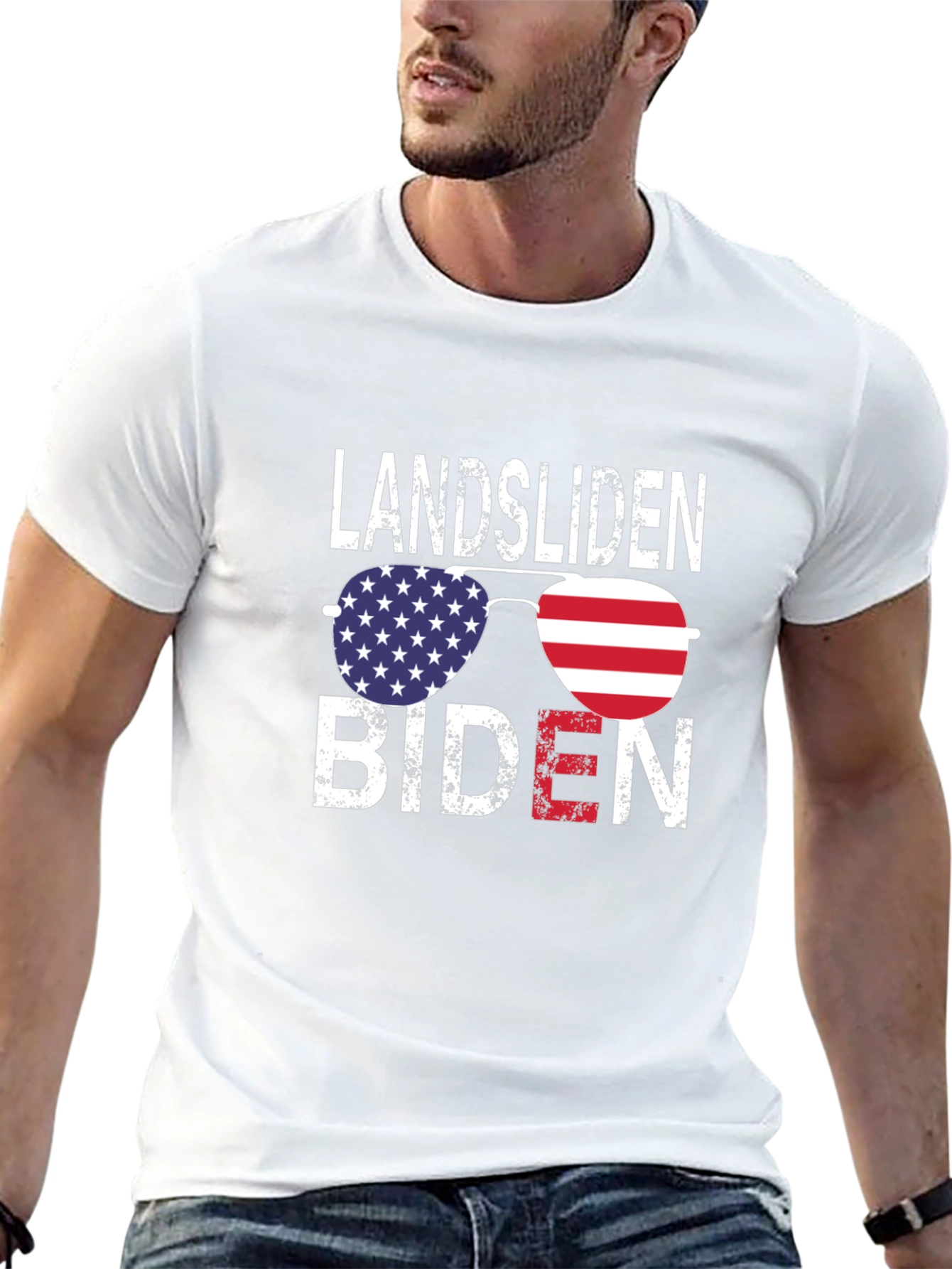 Landslide Biden Patriotic T-Shirt