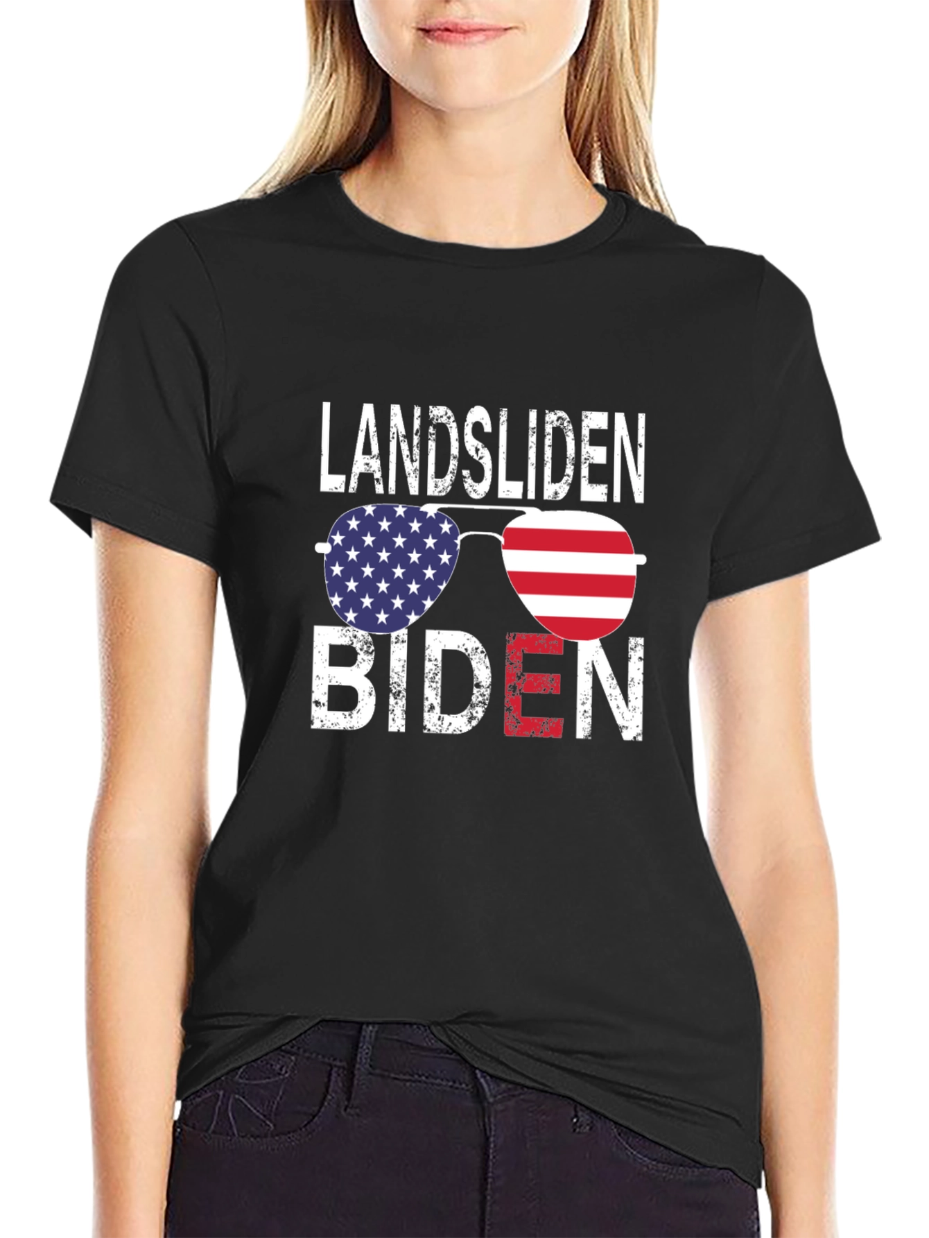 Landslide Biden Patriotic T-Shirt