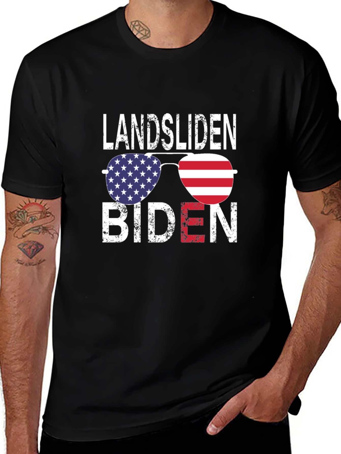 Landslide Biden Patriotic T-Shirt