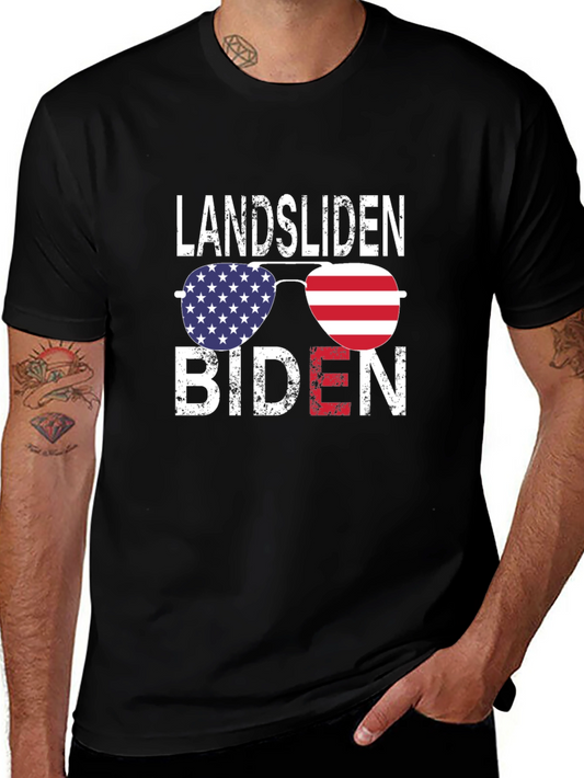 Landslide Biden Patriotic T-Shirt
