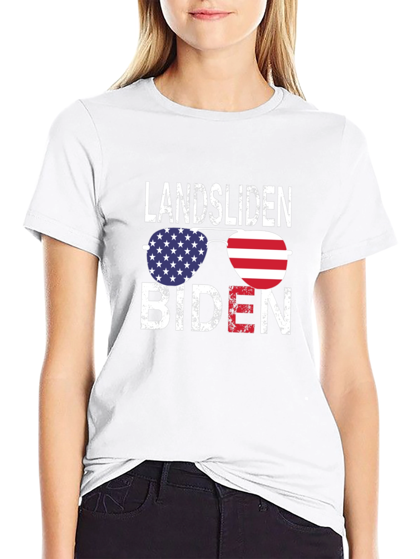 Landslide Biden Patriotic T-Shirt